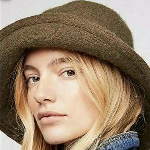 Free People Devon Wool Bucket Hat NEW